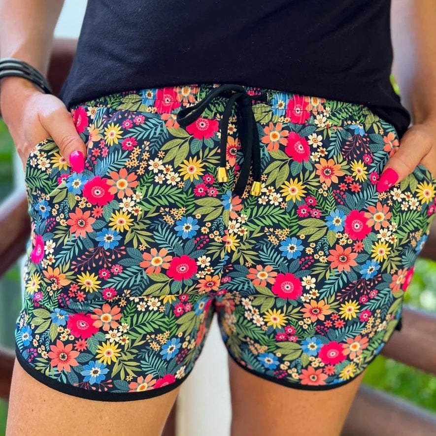 Envy Stylz Boutique Women - Apparel - Shirts - T-Shirts Falling For Floral Butter Shorts