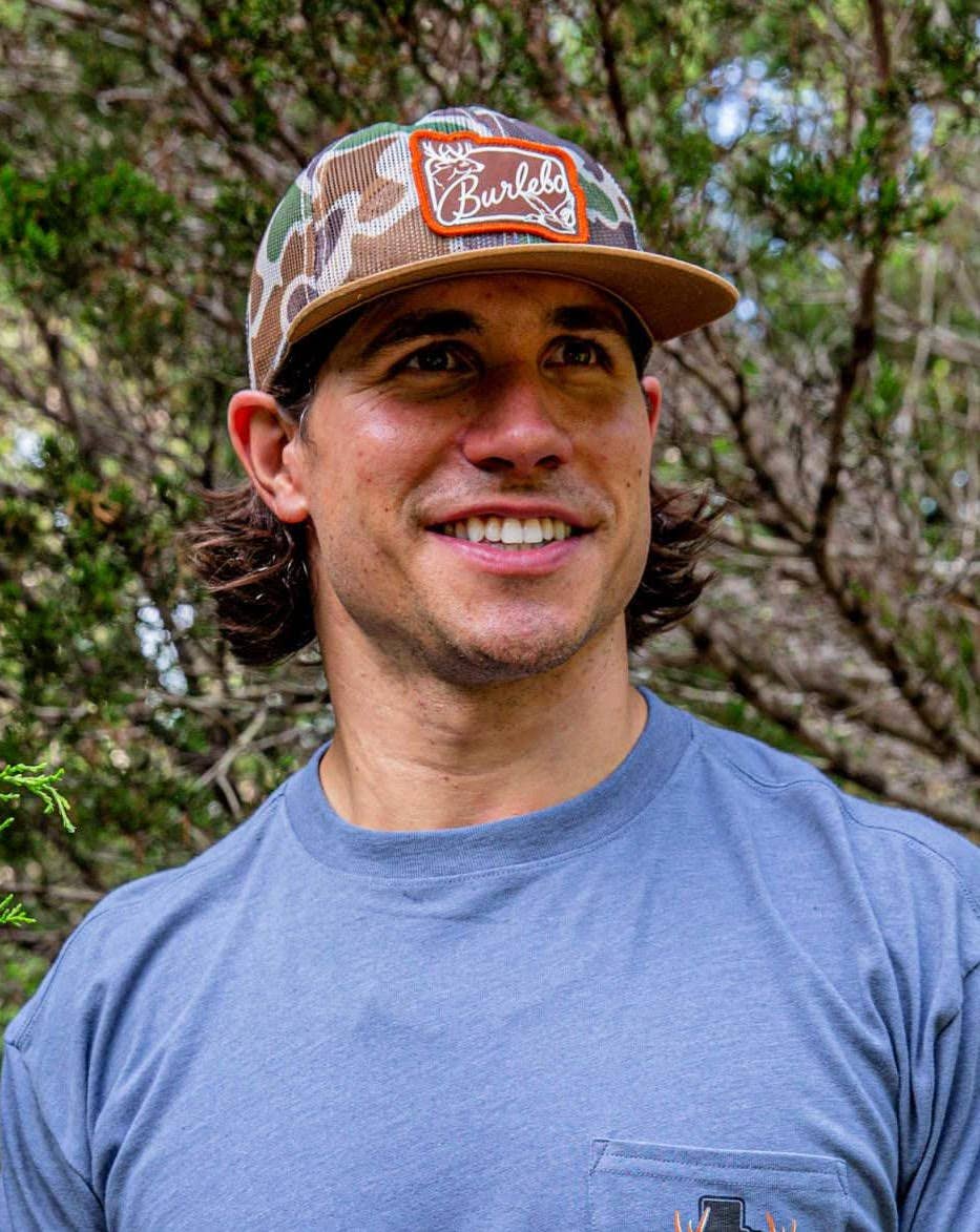 BURLEBO Apparel & Accessories > Clothing > Shirts & Tops Cap- Full Camo Mesh Patch (3 Pack)