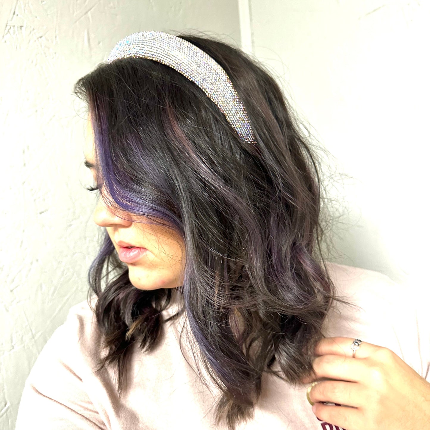 Envy Stylz Boutique Apparel & Accessories > Clothing > Shirts & Tops rhinestone The Kait All Rhinestone headband