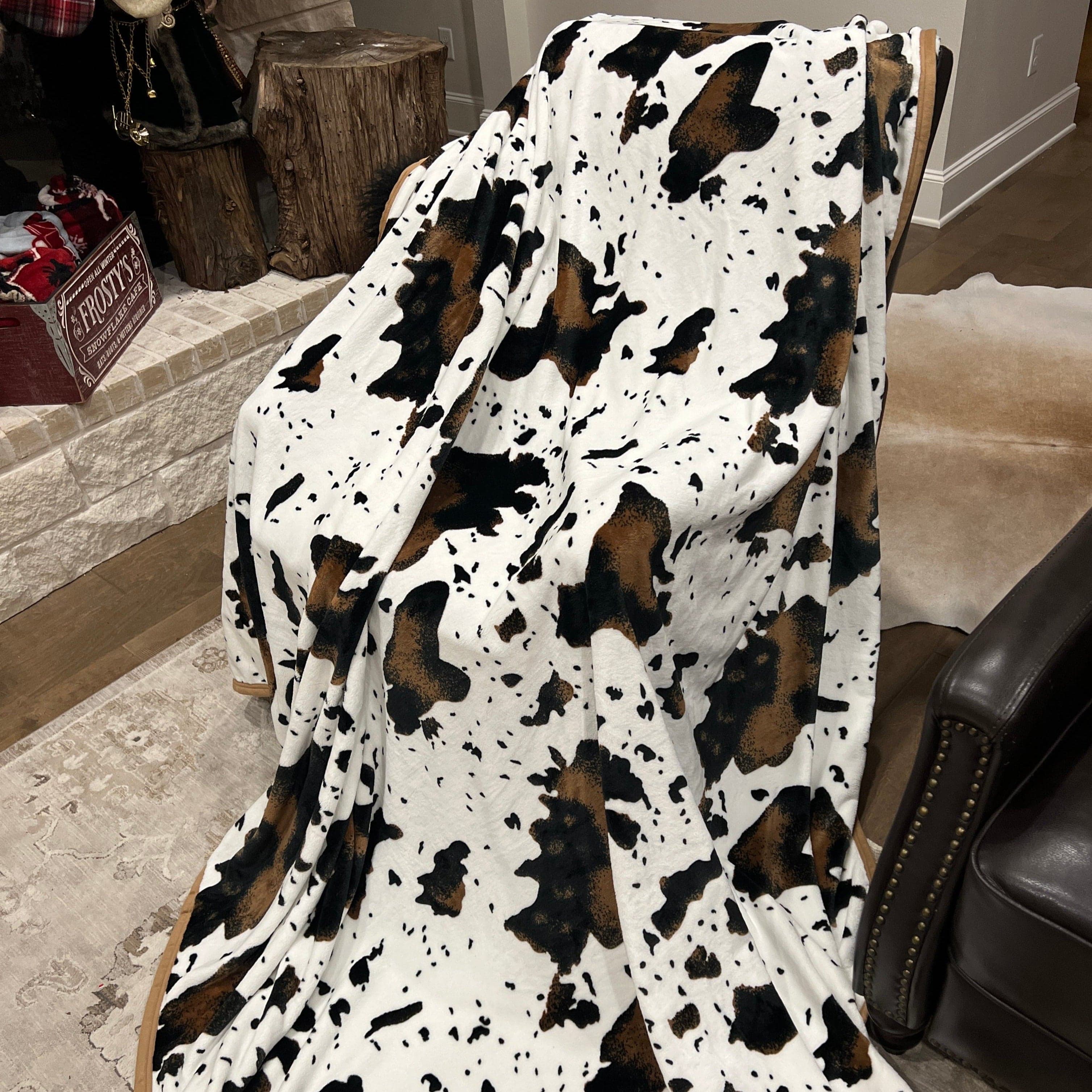 Cow best sale blanket walmart