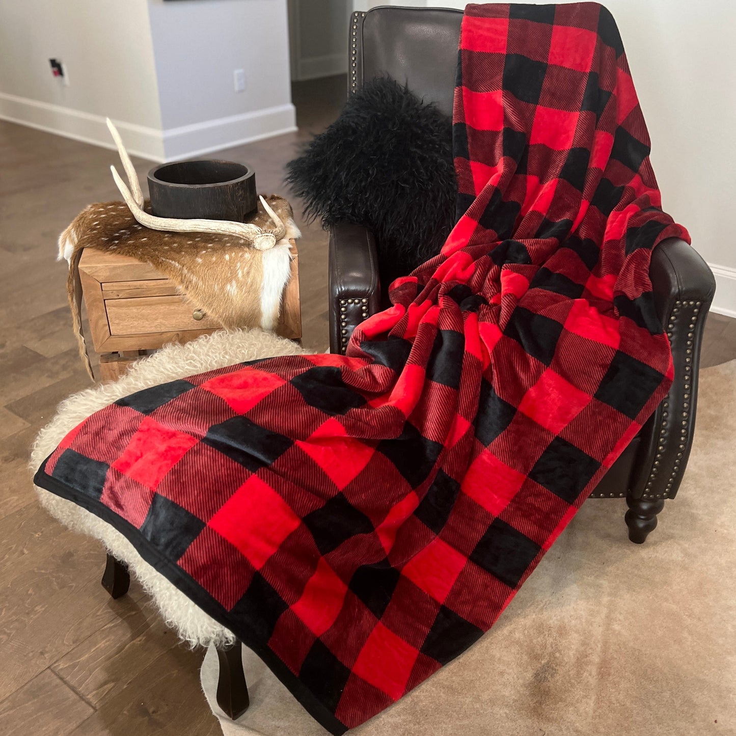 Envy Stylz Boutique Buffalo Plaid King Size Blanket