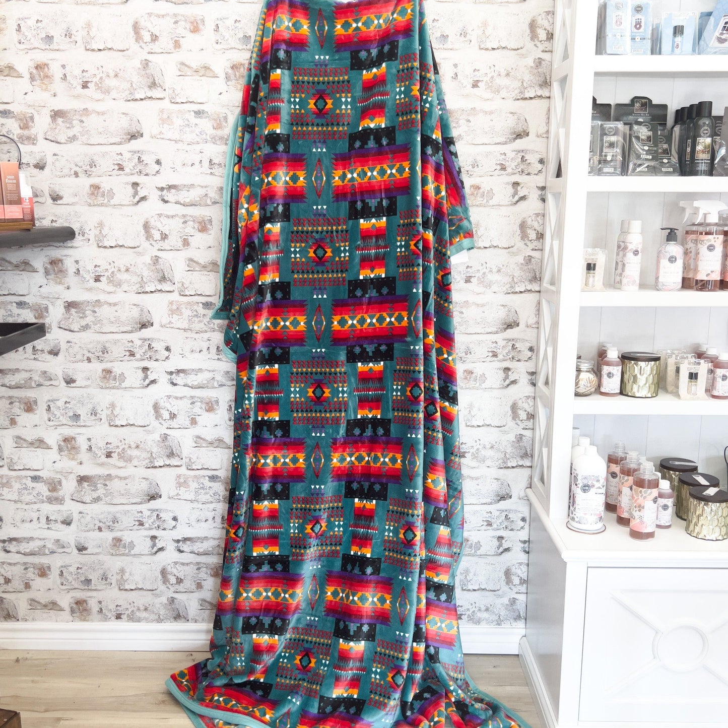 Envy Stylz Boutique Emerald Dreams Aztec King Size Blanket
