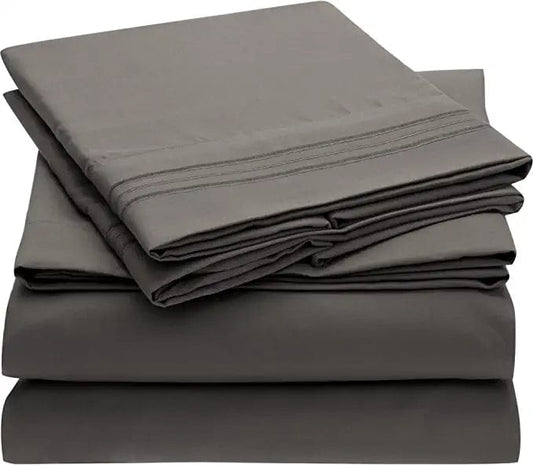 Envy Stylz Boutique Grey Egyptian Comfort Sheet Set