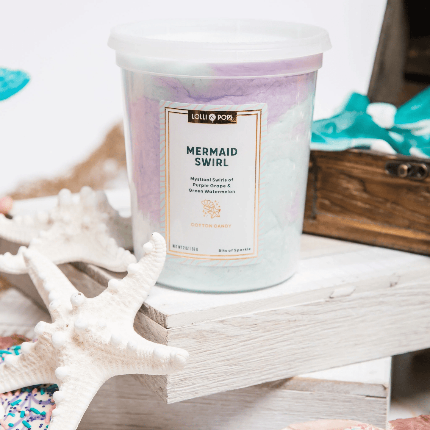 Envy Stylz Boutique Mermaid Swirl Cotton Candy