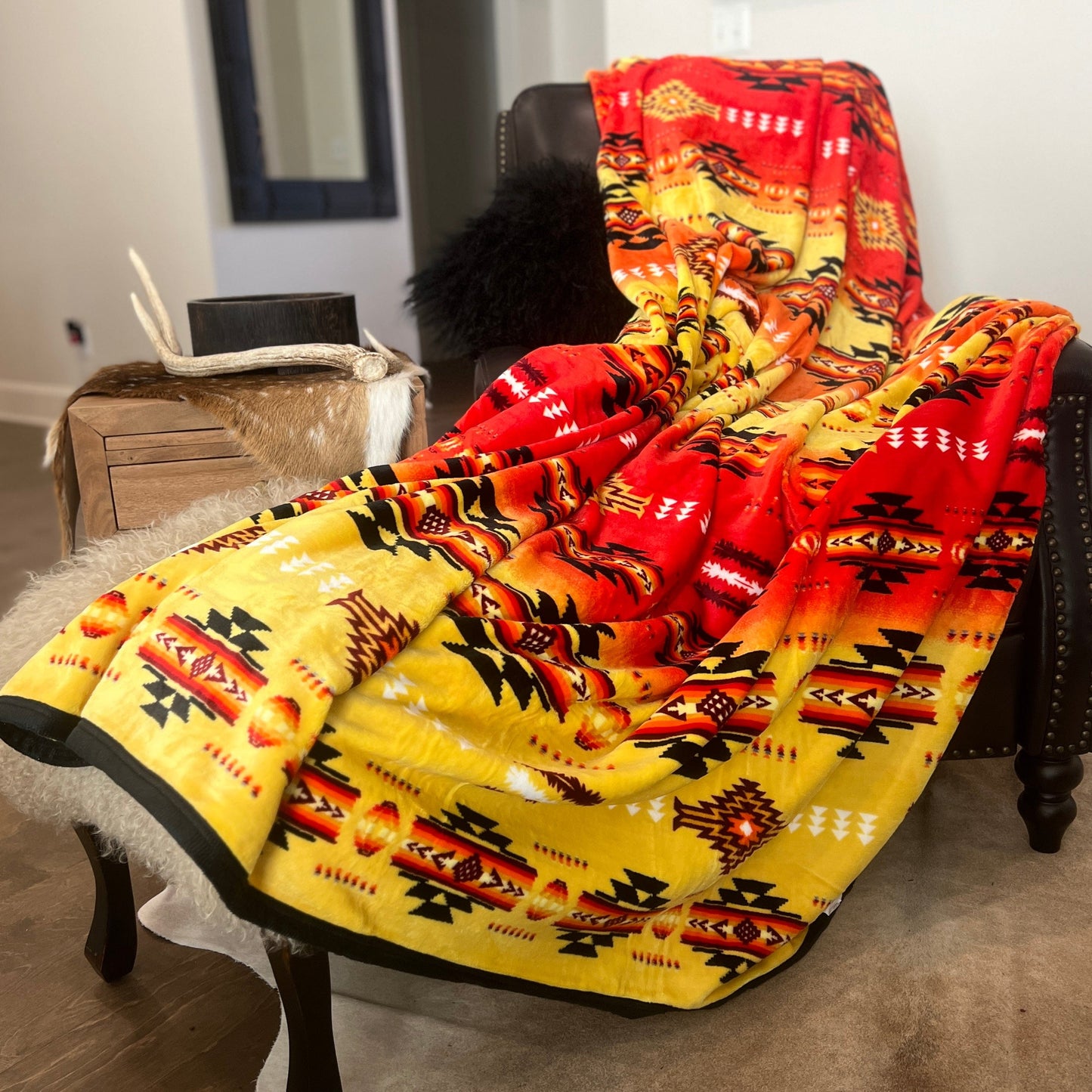 Envy Stylz Boutique Sassy Sunrise King Size Blanket
