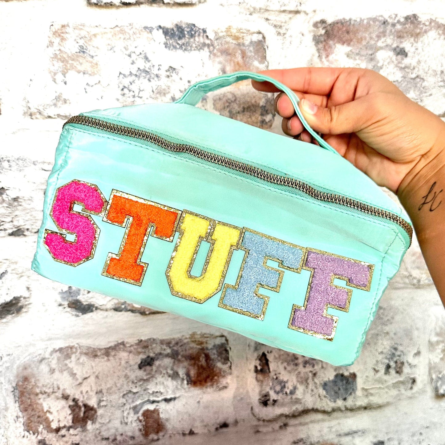 Envy Stylz Boutique Teal Stuff Bag