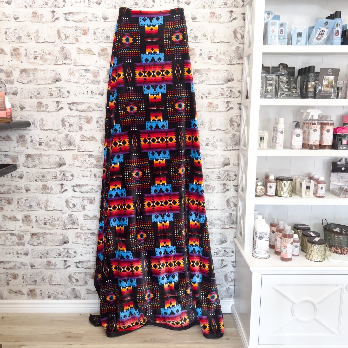 Envy Stylz Boutique Wild West Black Aztec King Size Blanket