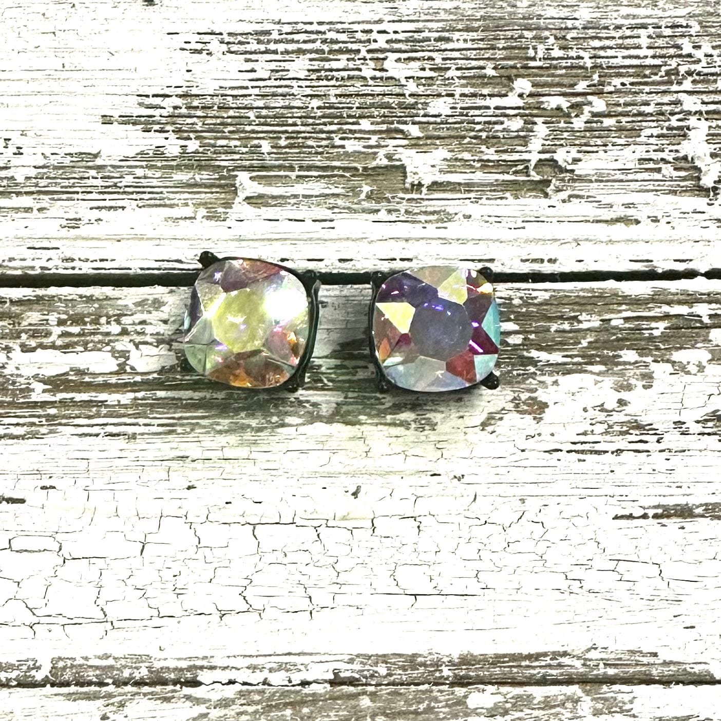 Envy Stylz Boutique Women - Accessories - Earrings Black Gemstone Earrings