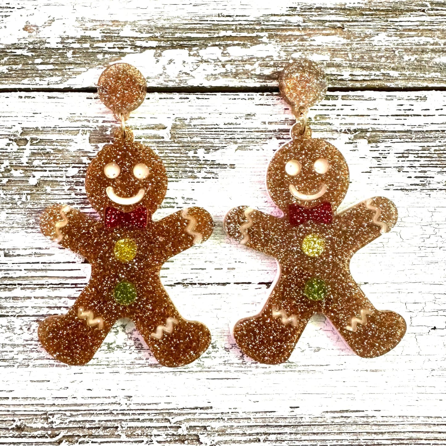 Envy Stylz Boutique Women - Accessories - Earrings Gingerbread Glitter Earrings
