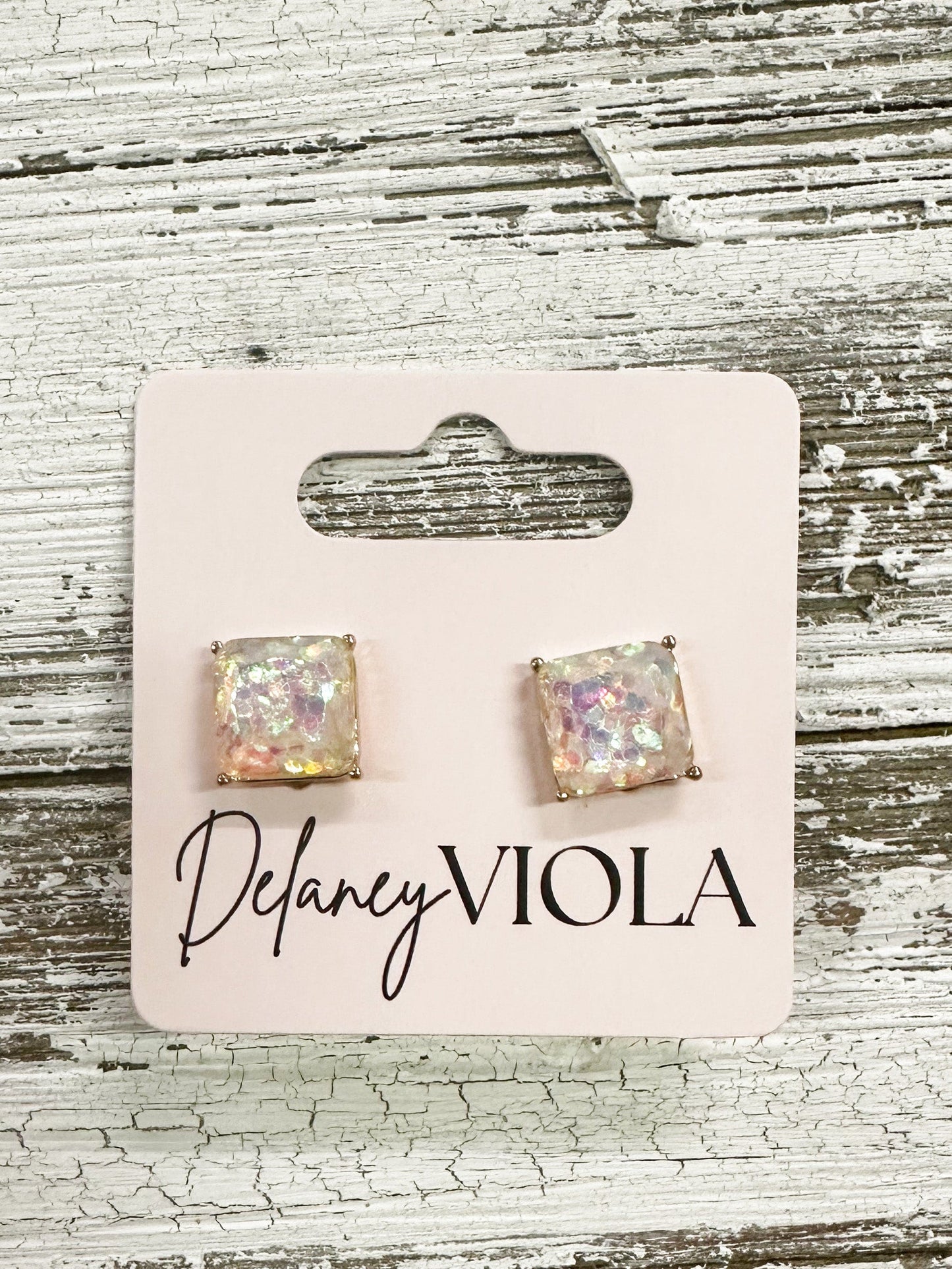 Envy Stylz Boutique Women - Accessories - Earrings Iridescent Stud Earrings