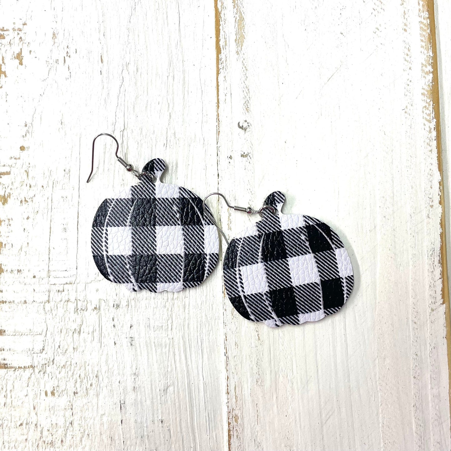 Envy Stylz Boutique Women - Accessories - Earrings Plaid Pumpkin Earrings