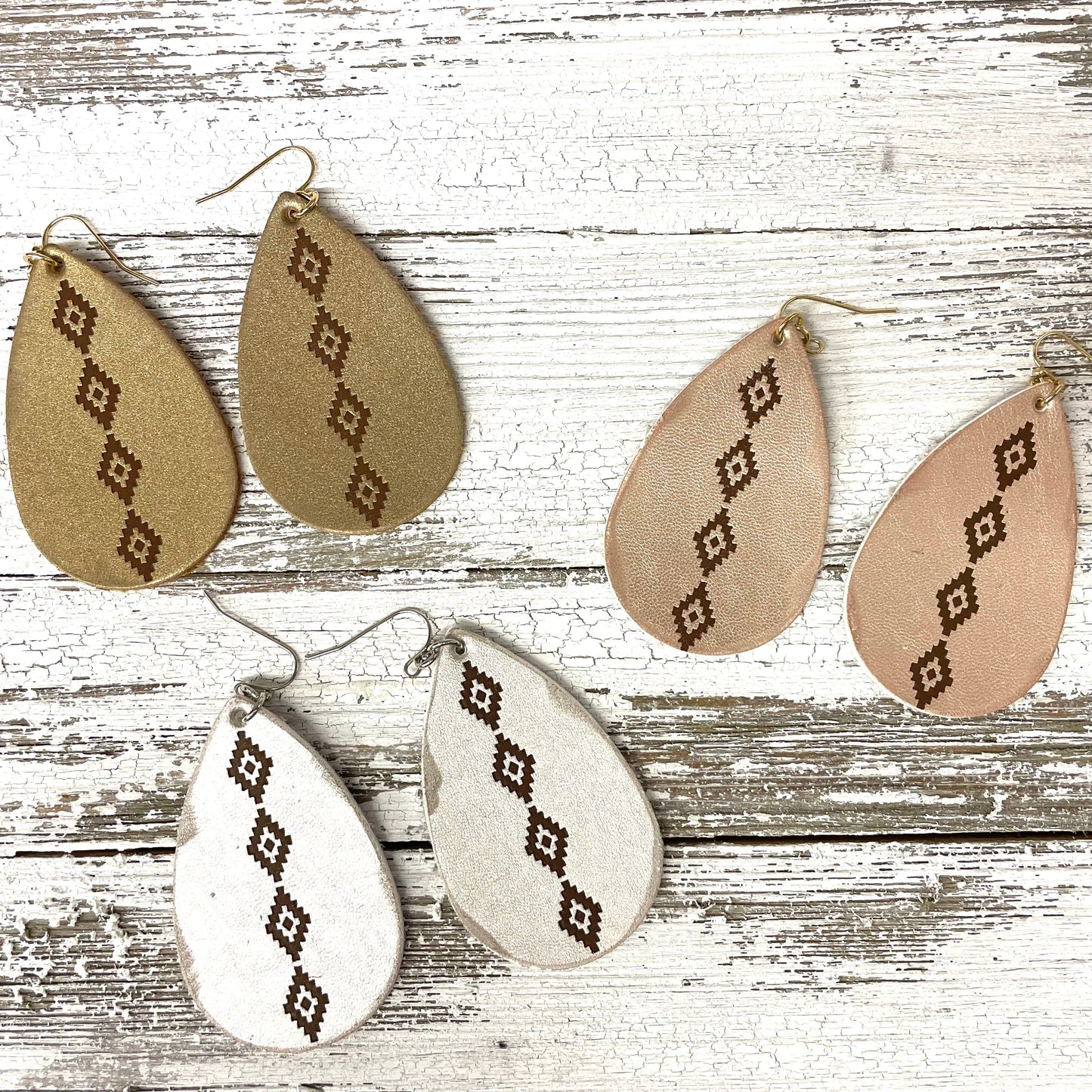Envy Stylz Boutique Women - Accessories - Earrings Random Leather Earrings
