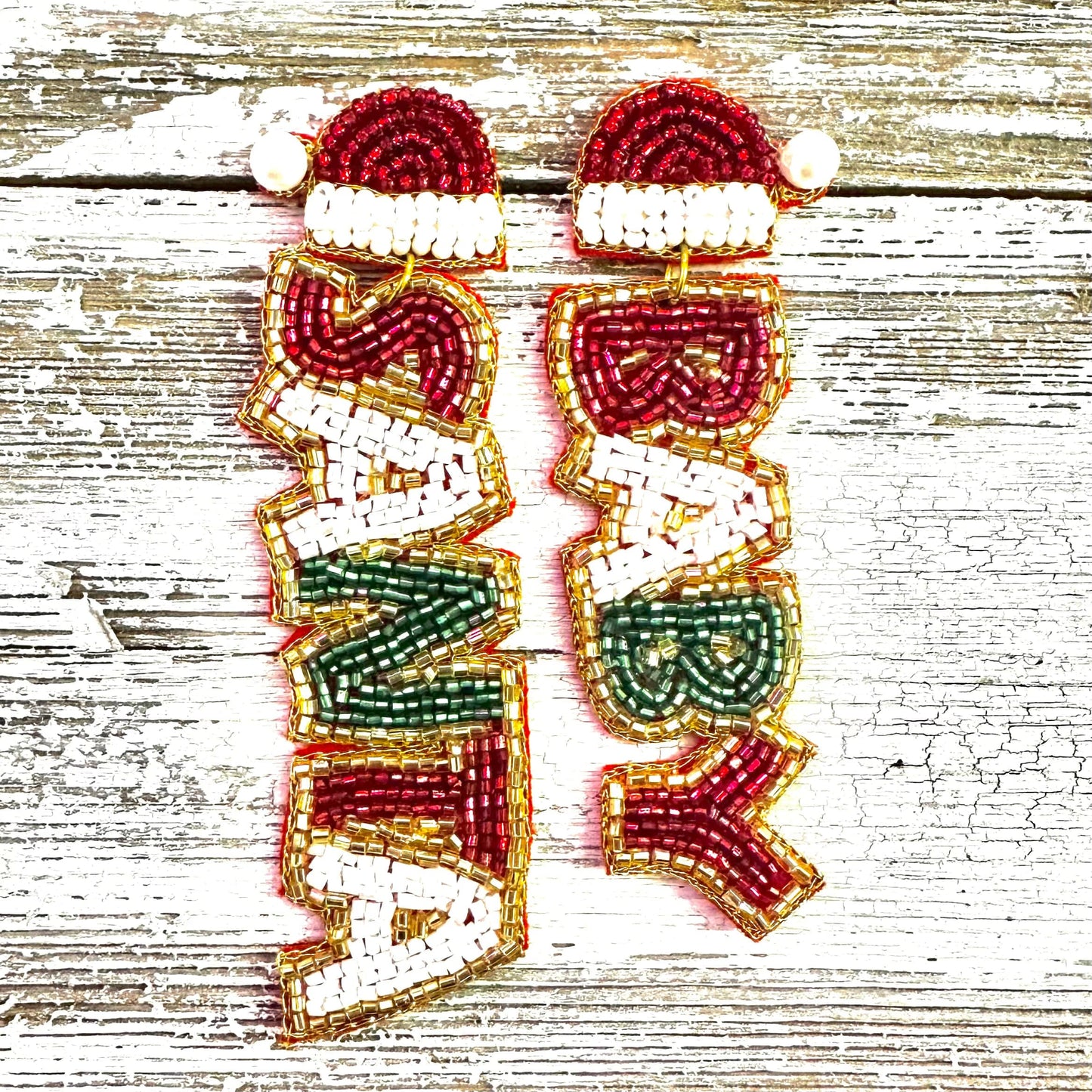 Envy Stylz Boutique Women - Accessories - Earrings Santa Baby Beaded Earrings