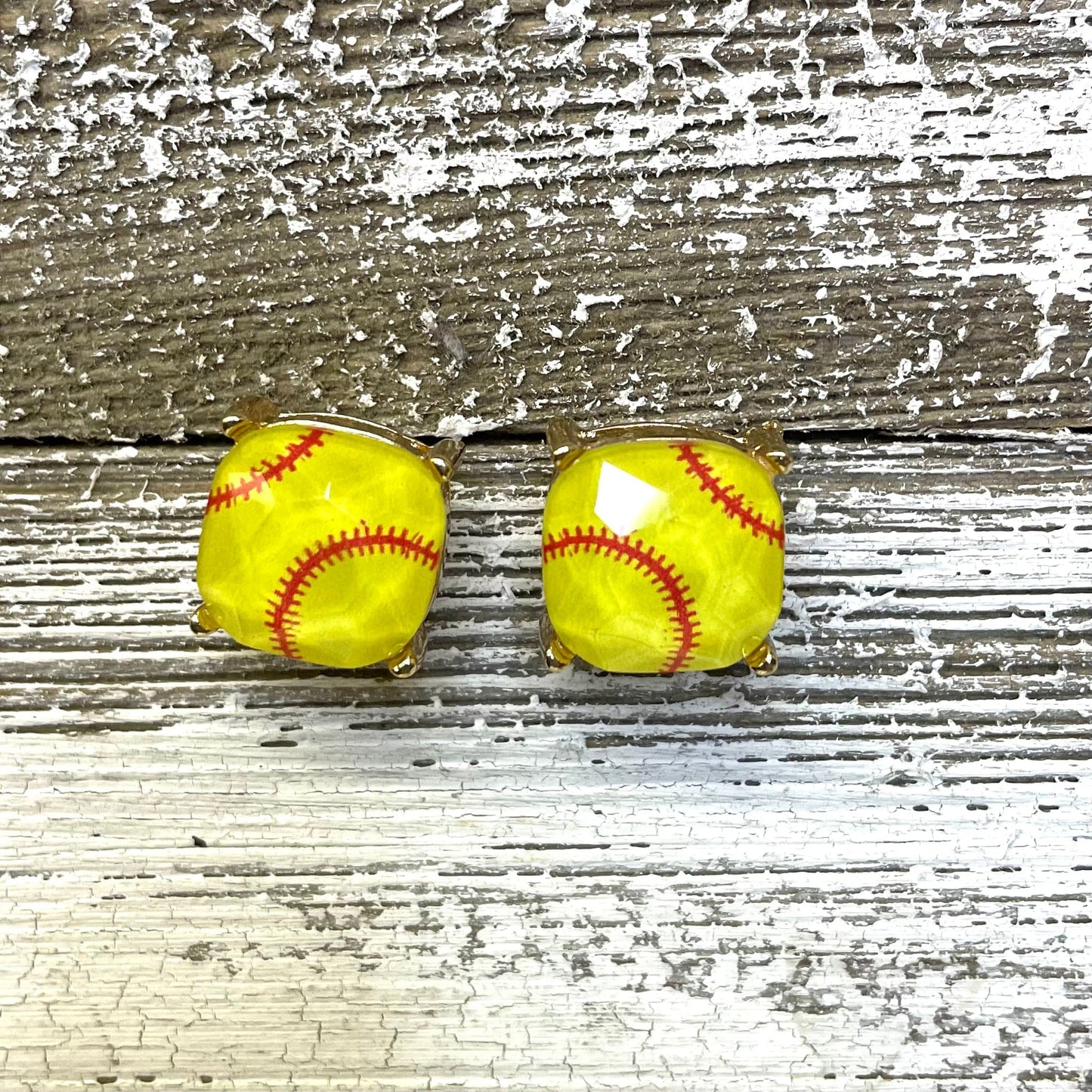 Envy Stylz Boutique Women - Accessories - Earrings Softball Stud Earrings