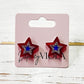 Envy Stylz Boutique Women - Accessories - Earrings Star 4th of July Glitter Stud Earrings