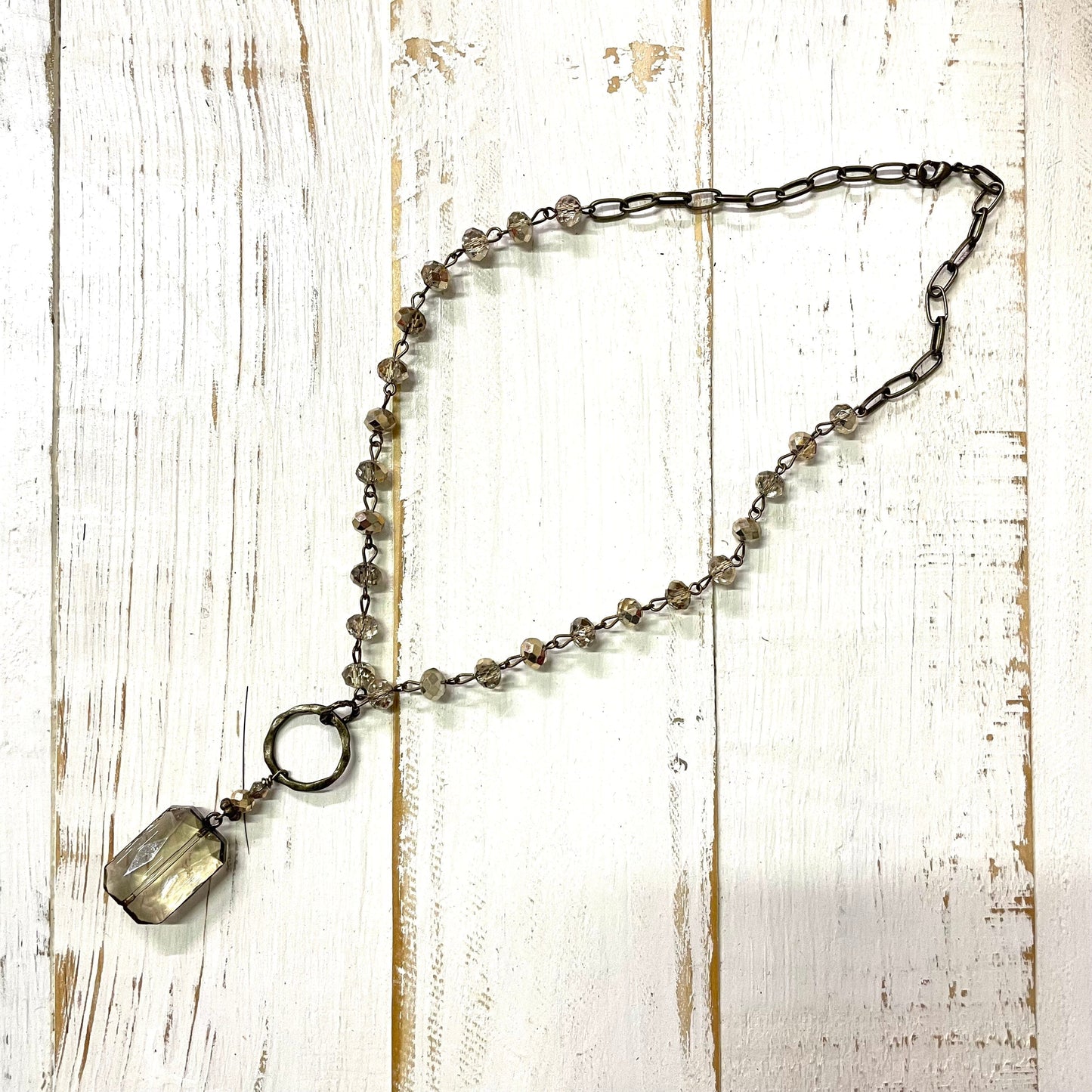 Envy Stylz Boutique Women - Accessories - Necklace Gold Beaded Jewel Necklace