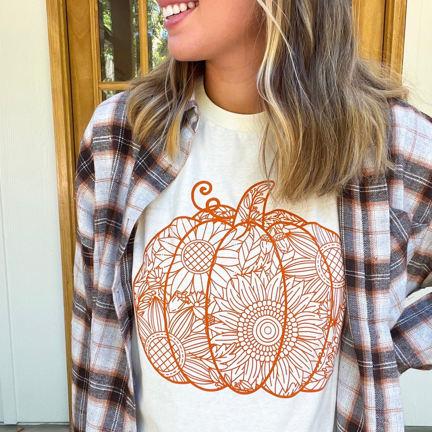 Envy Stylz Boutique Women - Apparel - Shirts - T-Shirts Sunflower Pumpkin Graphic Tee