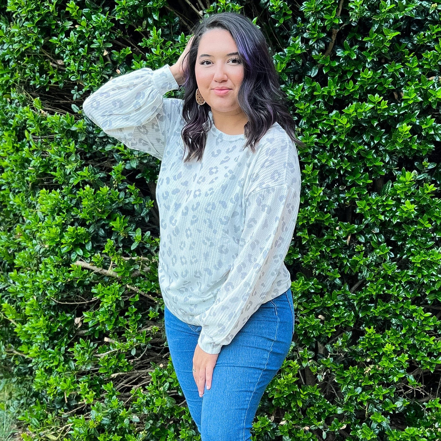 Envy Stylz Boutique Women - Apparel - Shirts - T-Shirts White Leopard Sweater