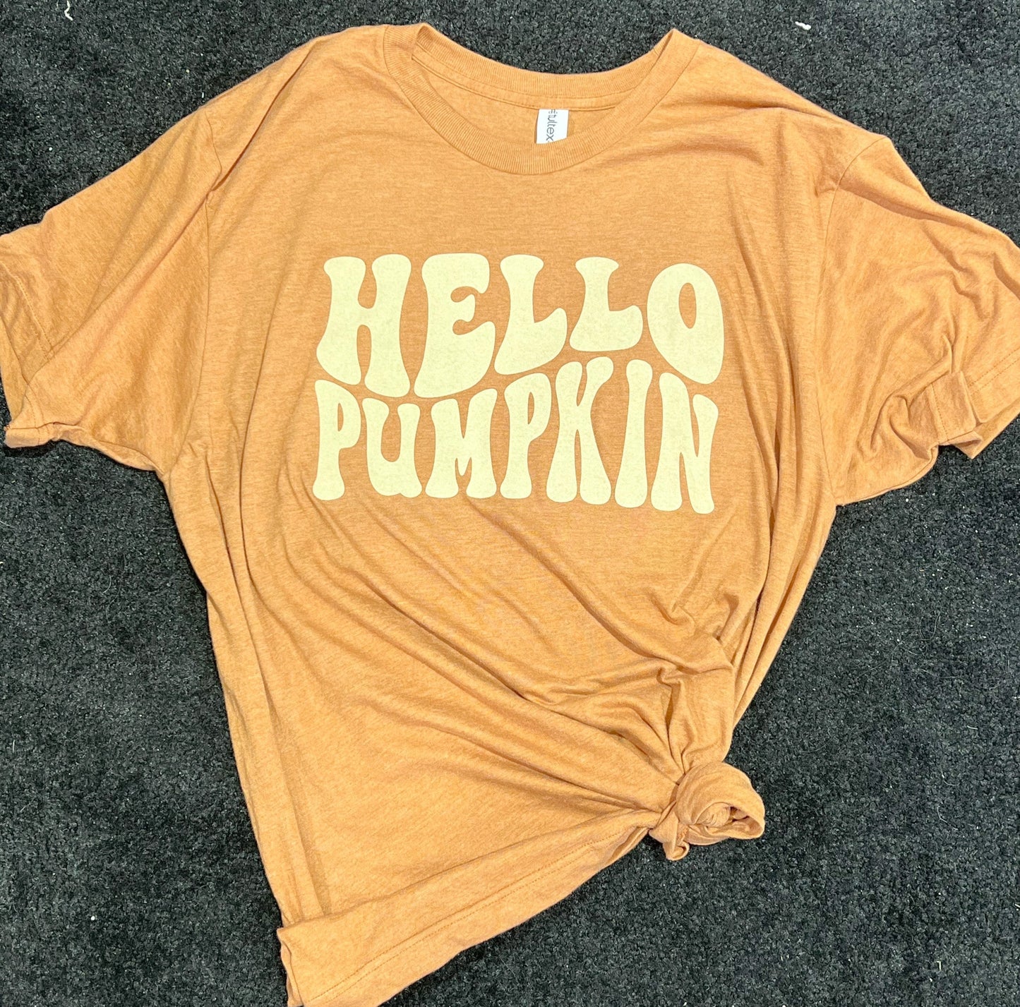 Envy Stylz Wholesale Women - Apparel - Shirts - T-Shirts Hello Pumpkin Soft Graphic Tee