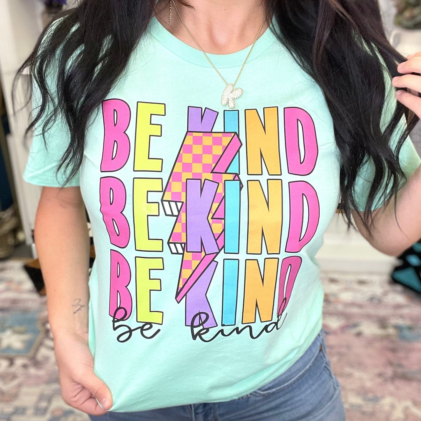FestiviTees Women - Apparel - Shirts - T-Shirts Be Kind Bolt Graphic Tee