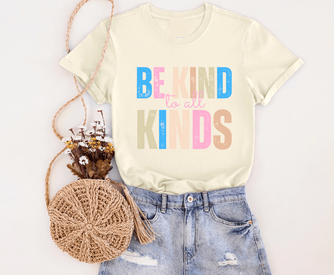 FestiviTees Women - Apparel - Shirts - T-Shirts Be Kind to All Kinds Graphic Tee