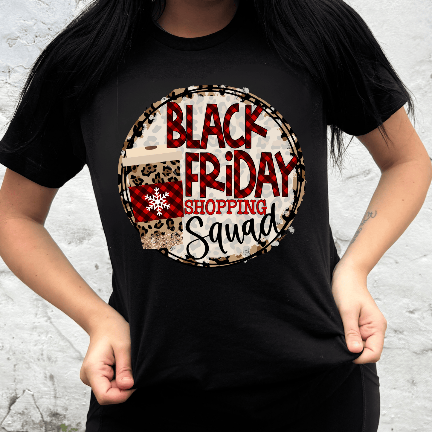 FestiviTees Women - Apparel - Shirts - T-Shirts Black Friday Squad Graphic Tee