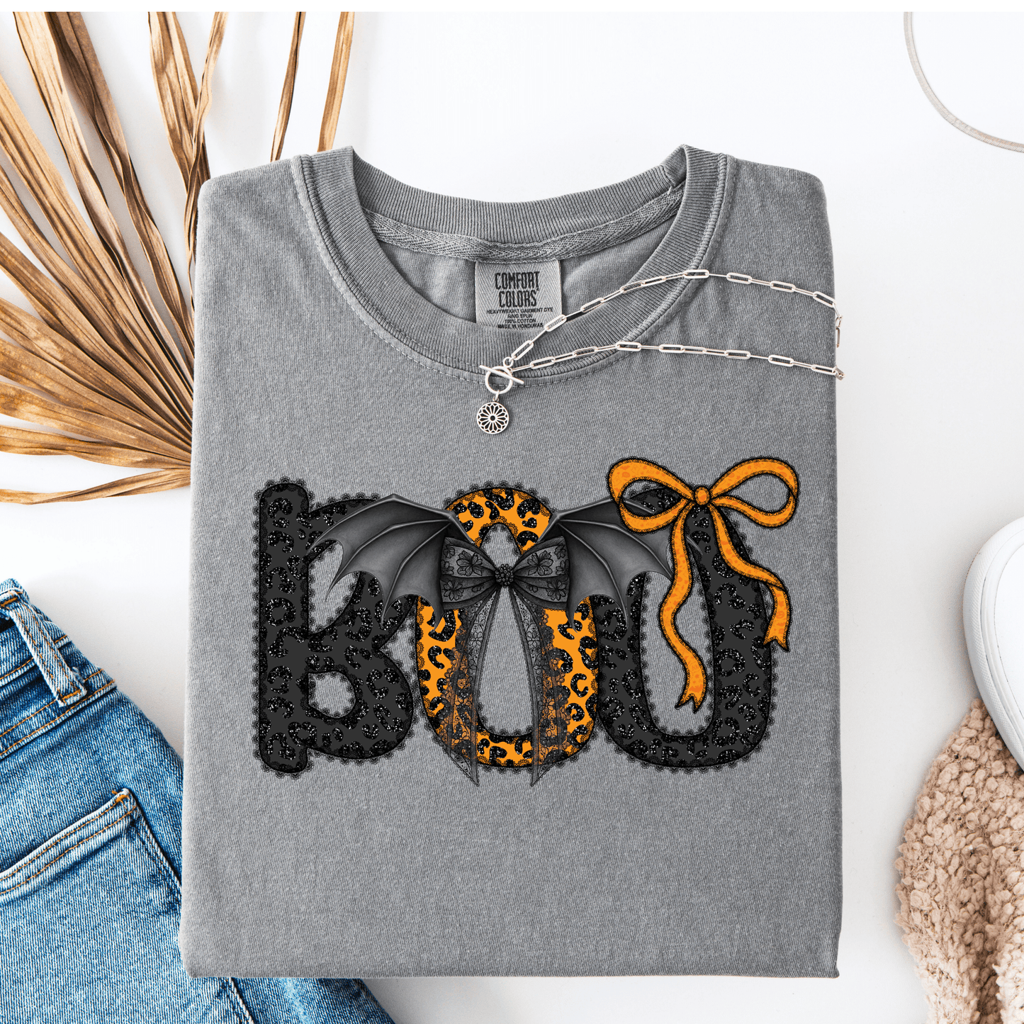 FestiviTees Women - Apparel - Shirts - T-Shirts BOO Graphic Tee