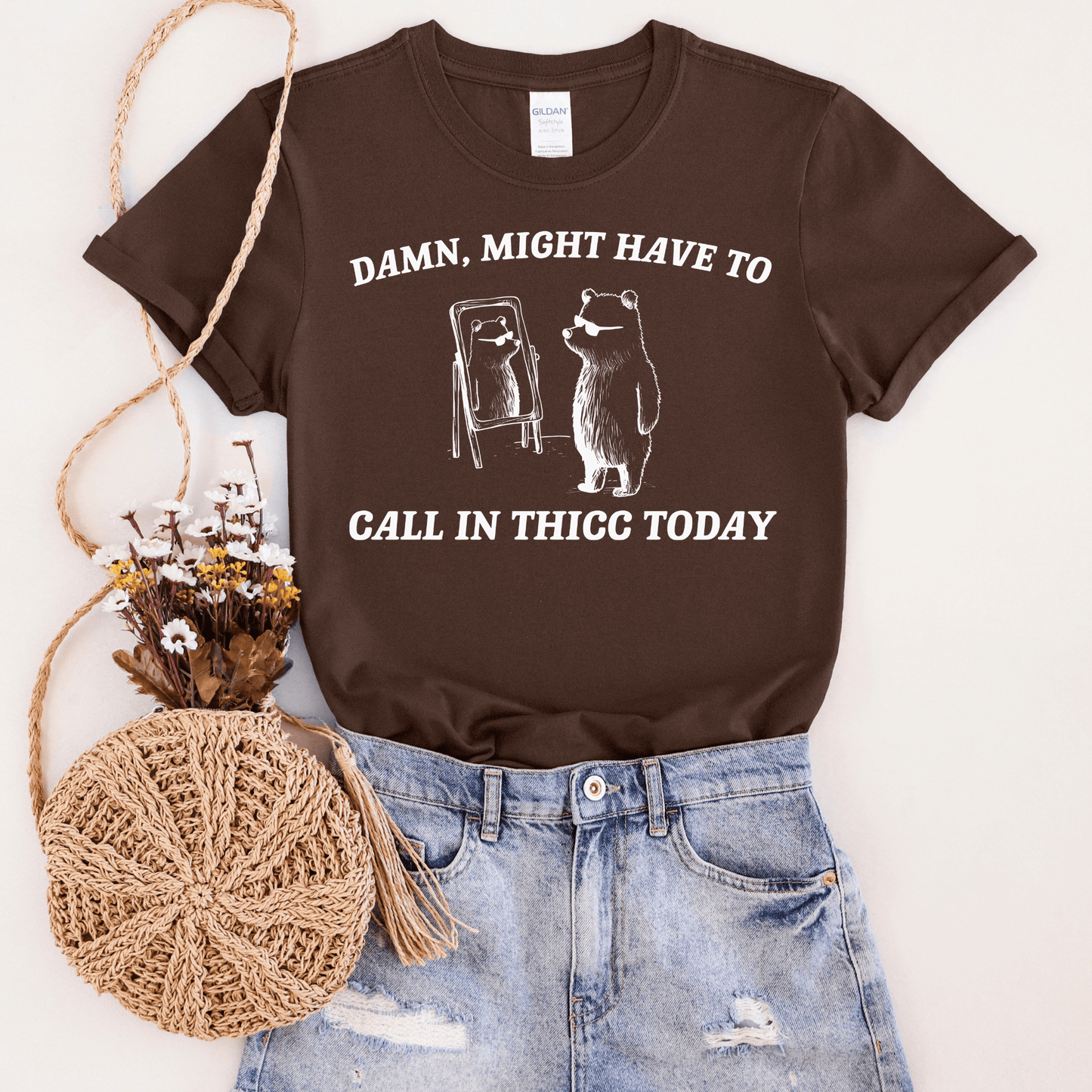FestiviTees Women - Apparel - Shirts - T-Shirts Calling in Thick Graphic Tee