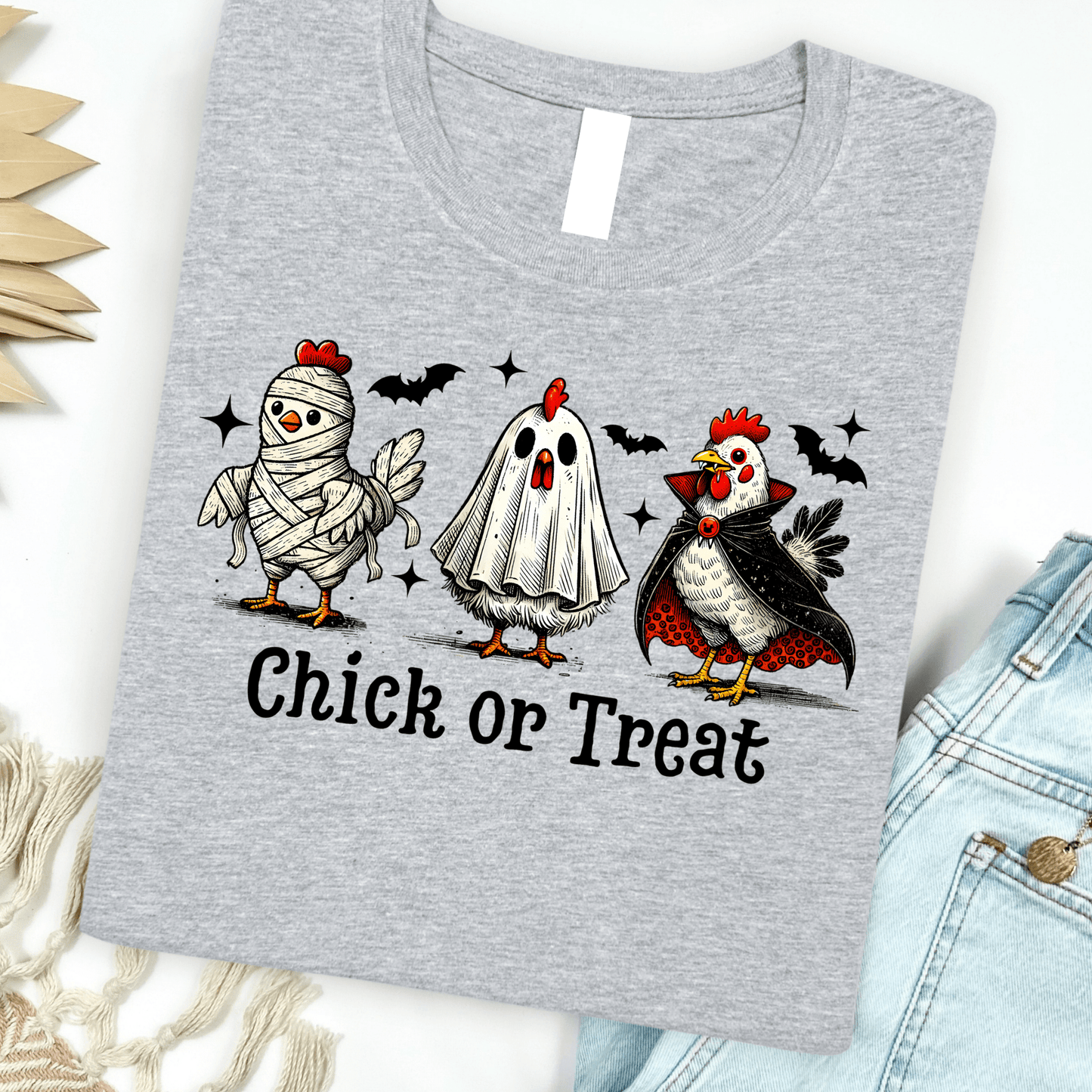 FestiviTees Women - Apparel - Shirts - T-Shirts Chick Or Treat Graphic Tee