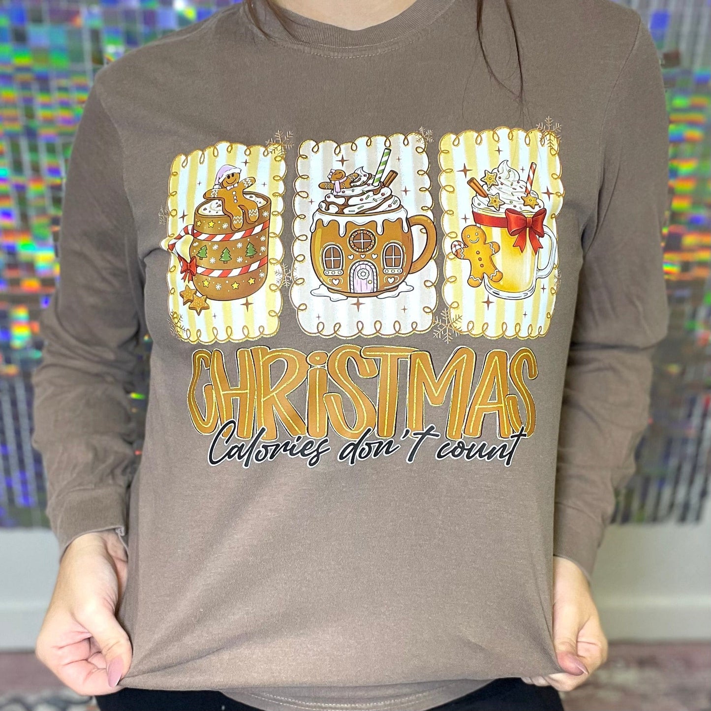 FestiviTees Women - Apparel - Shirts - T-Shirts Christmas Calories Graphic Tee