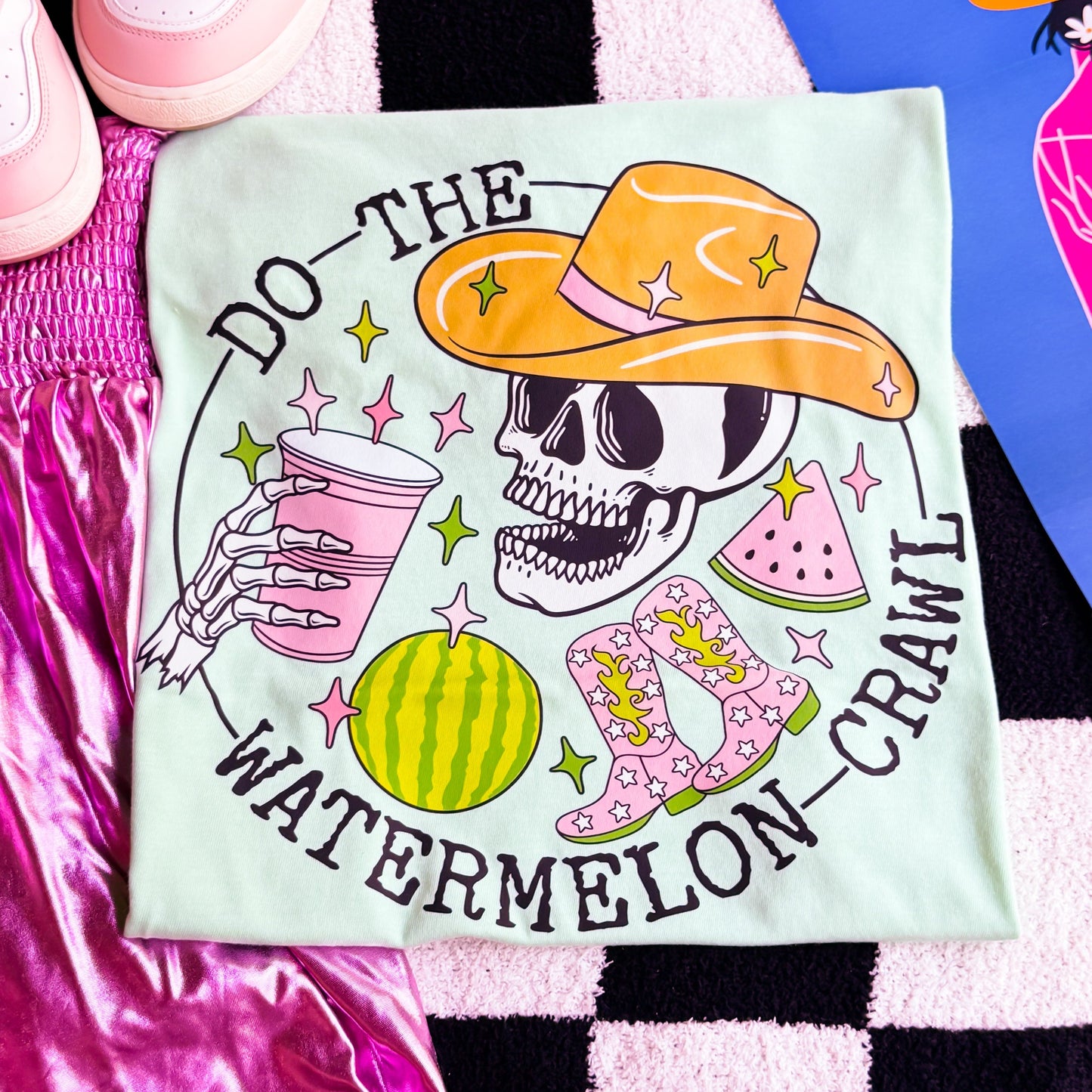 FestiviTees Women - Apparel - Shirts - T-Shirts Do The Watermelon Crawl Graphic Tee