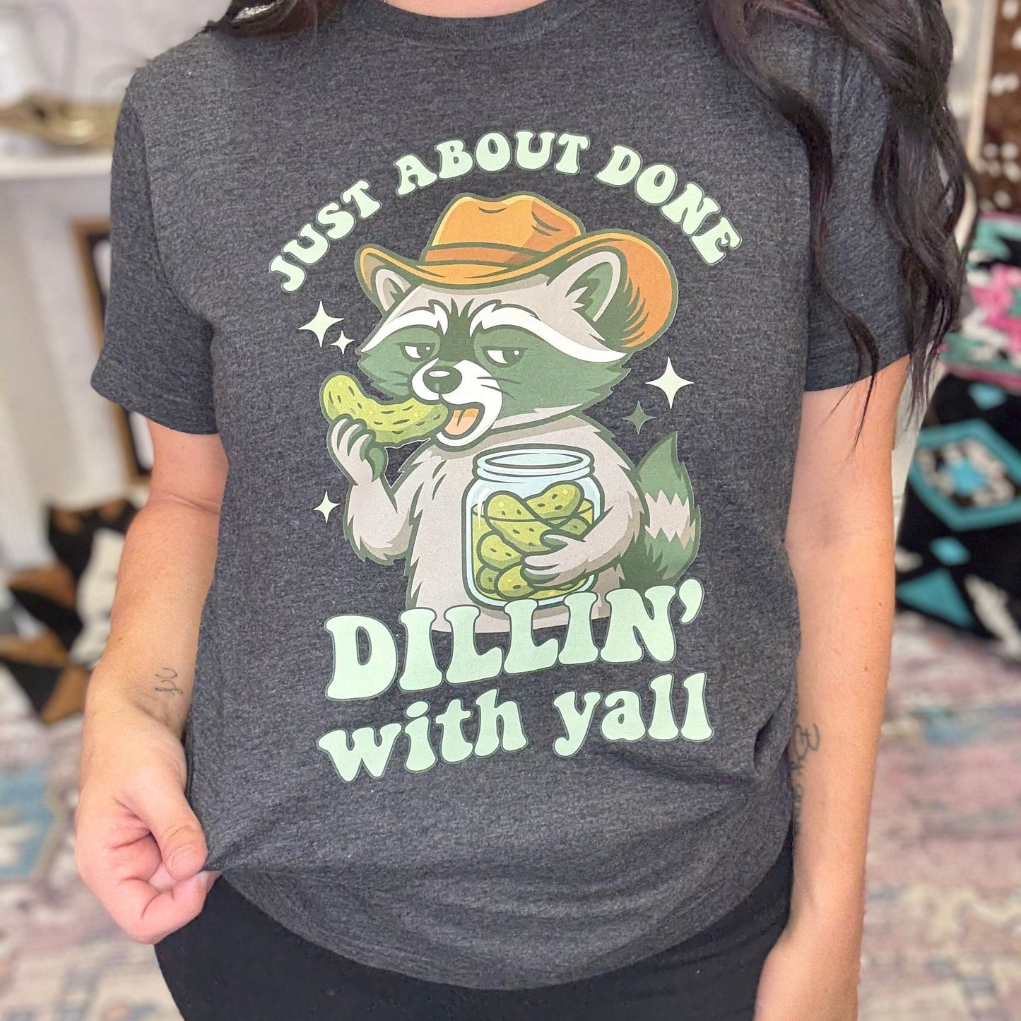 FestiviTees Women - Apparel - Shirts - T-Shirts Done DIllin' With Yall Graphic Tee