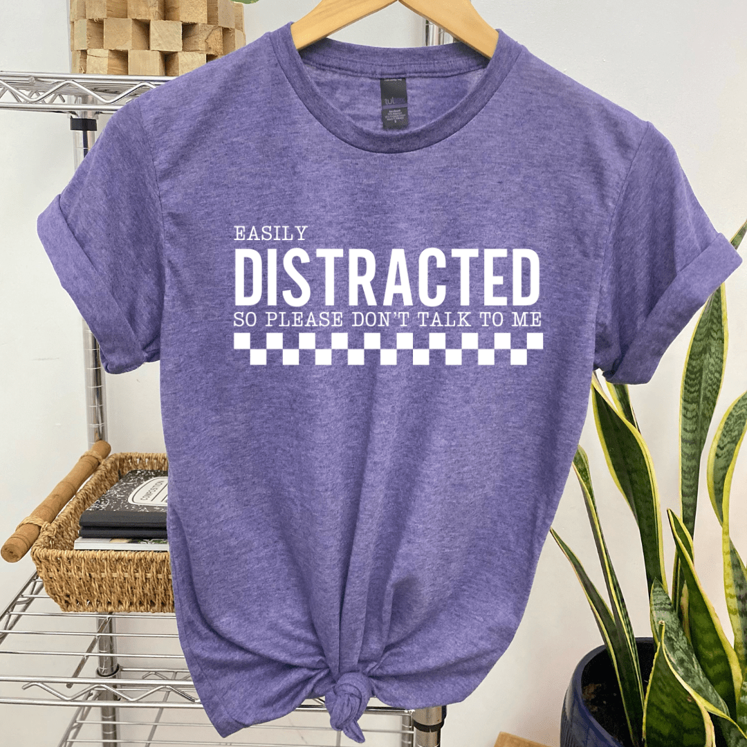 FestiviTees Women - Apparel - Shirts - T-Shirts Easily Distracted Graphic Tee