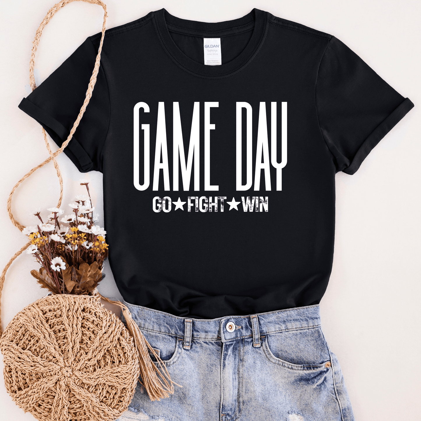 FestiviTees Women - Apparel - Shirts - T-Shirts Game Day Go Fight WIn Graphic Tee