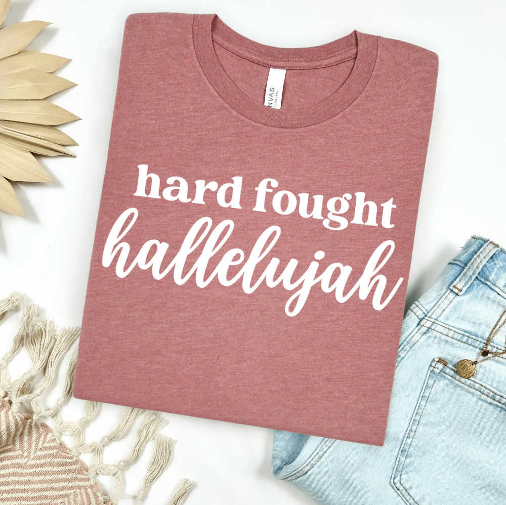 FestiviTees Women - Apparel - Shirts - T-Shirts Hard Fought Hallelujah Graphic Tee