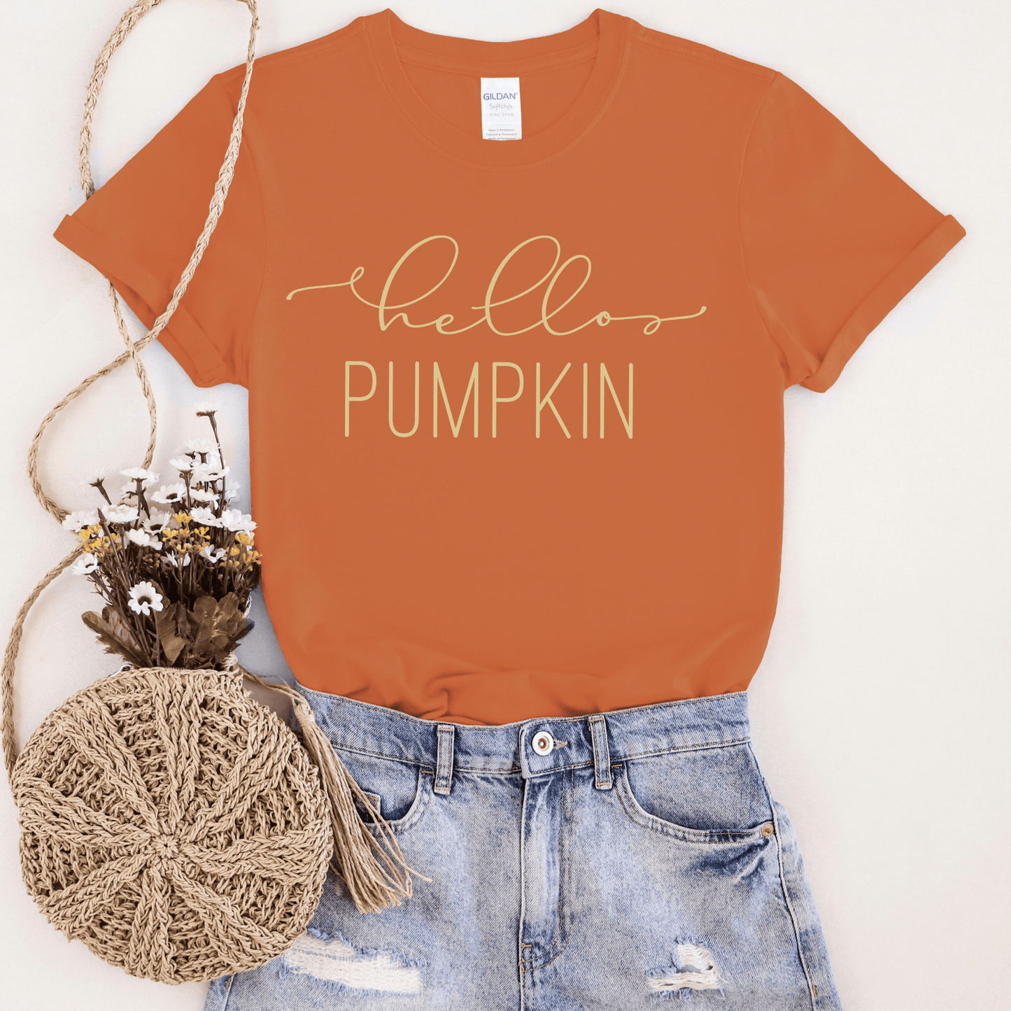 FestiviTees Women - Apparel - Shirts - T-Shirts Hello Pumpkin Graphic Tee