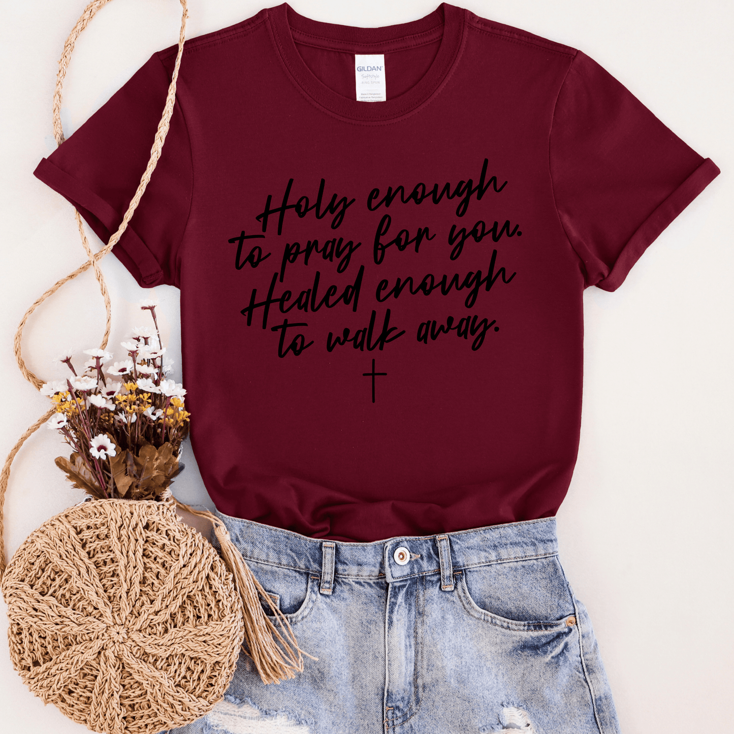 FestiviTees Women - Apparel - Shirts - T-Shirts Holy Enough Graphic Tee