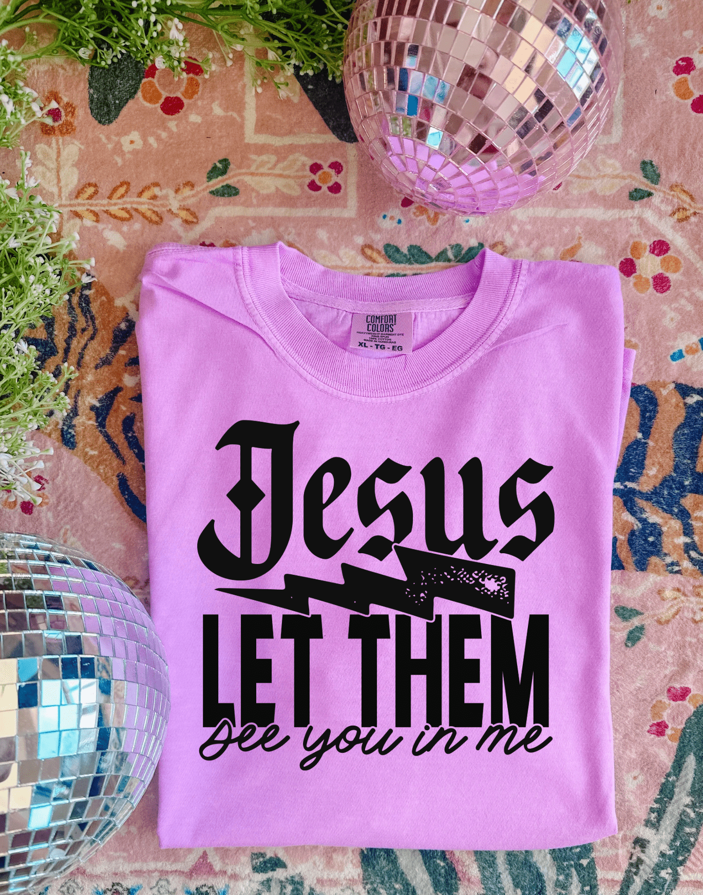 FestiviTees Women - Apparel - Shirts - T-Shirts Jesus Let Them Graphic Tee