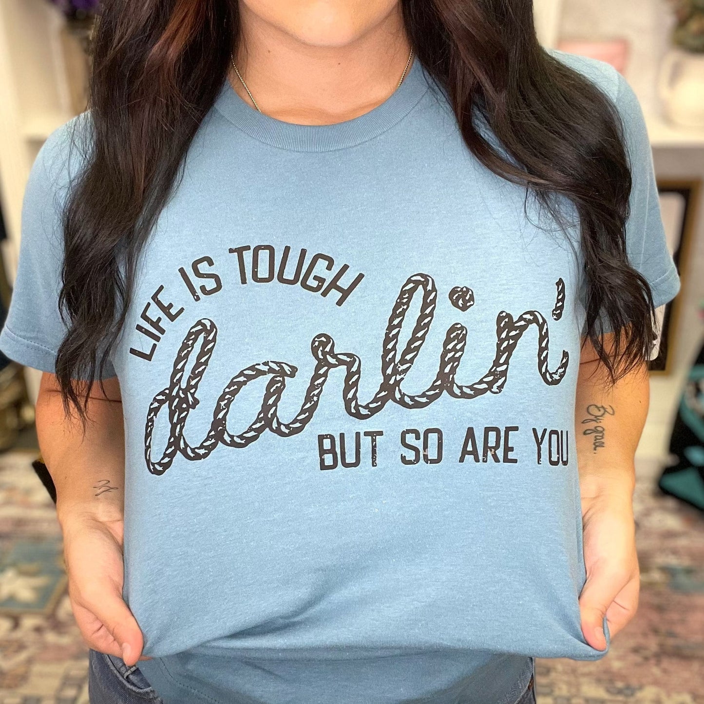 FestiviTees Women - Apparel - Shirts - T-Shirts Life Is Tough Graphic Tee