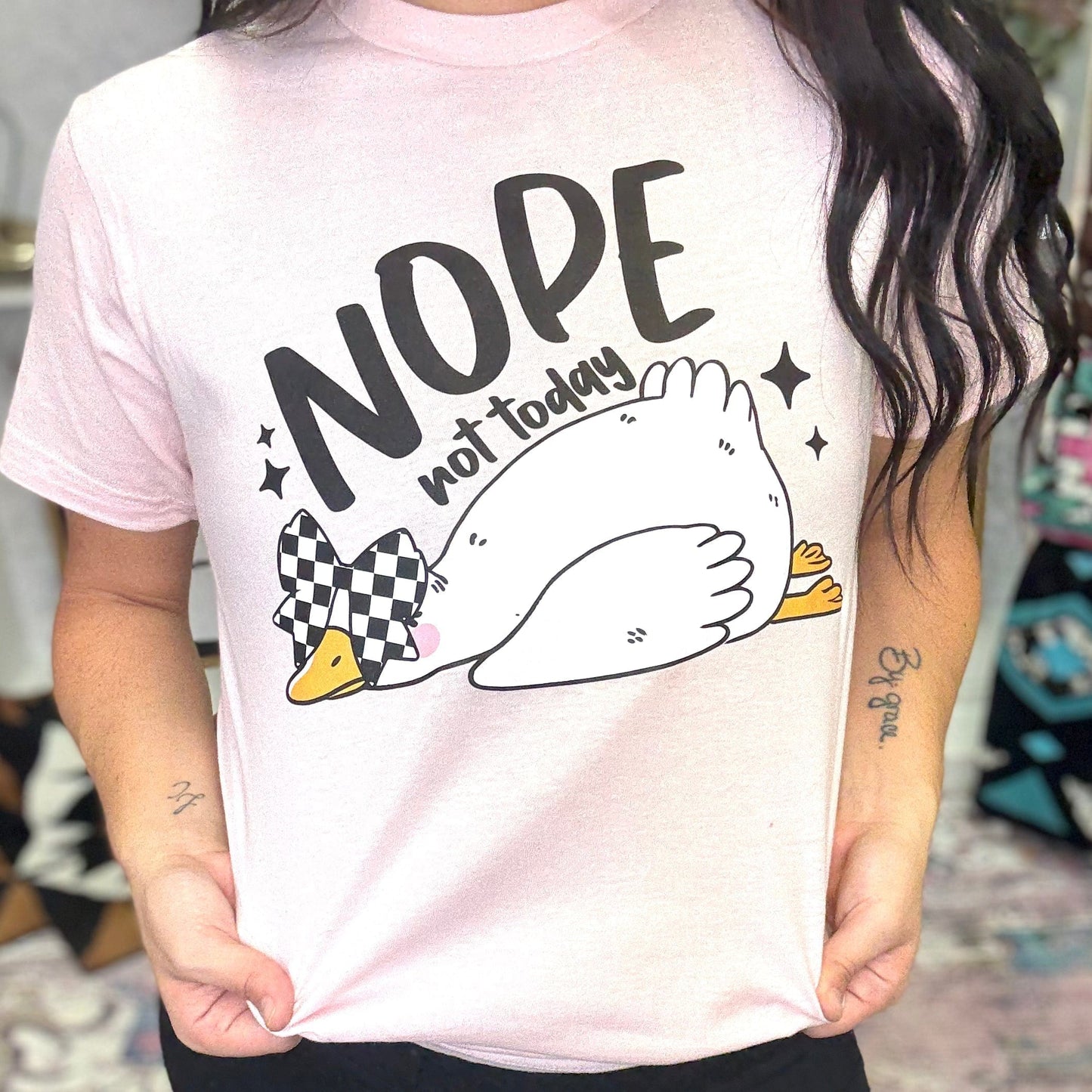 FestiviTees Women - Apparel - Shirts - T-Shirts Nope Not Today Graphic Tee