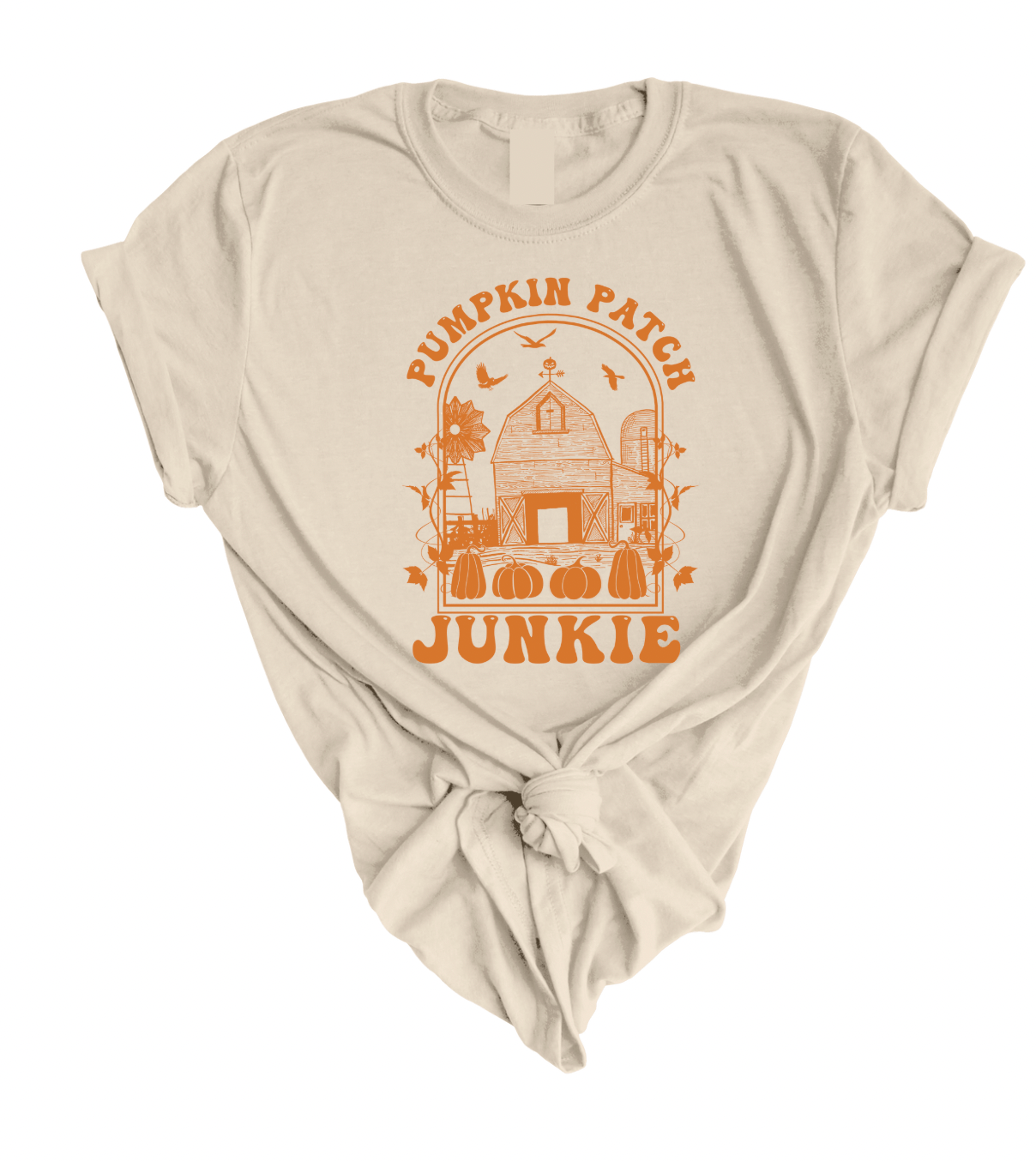 FestiviTees Women - Apparel - Shirts - T-Shirts Pumpkin Patch Junkie Graphic Tee