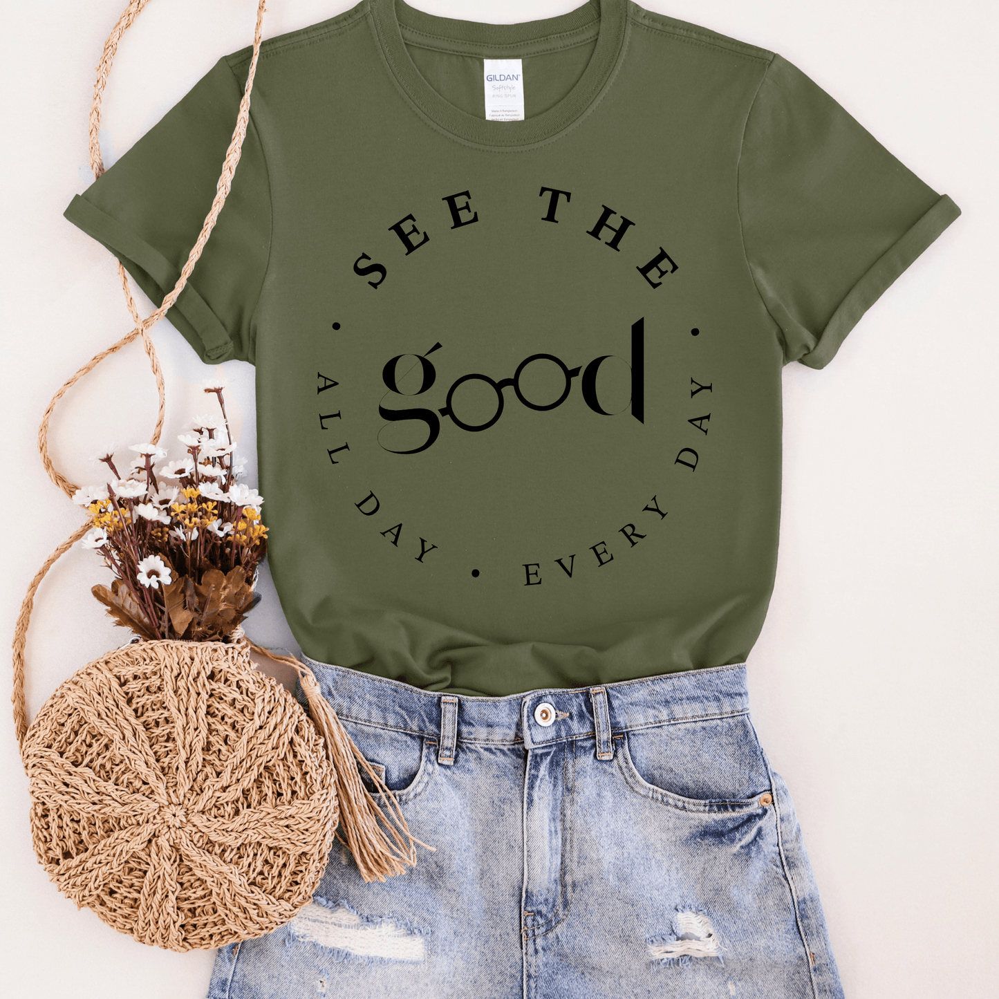 FestiviTees Women - Apparel - Shirts - T-Shirts See The Good Graphic Tee