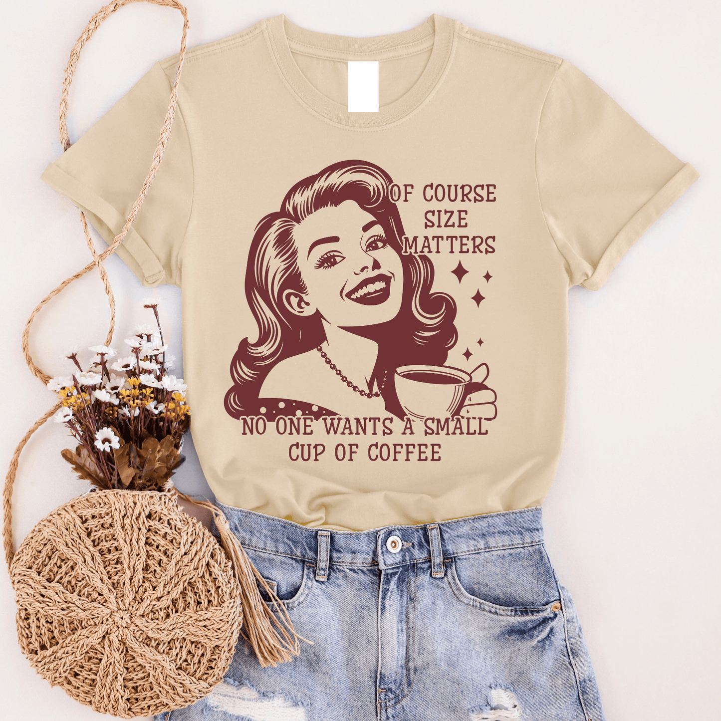 FestiviTees Women - Apparel - Shirts - T-Shirts Size Matters Graphic Tee