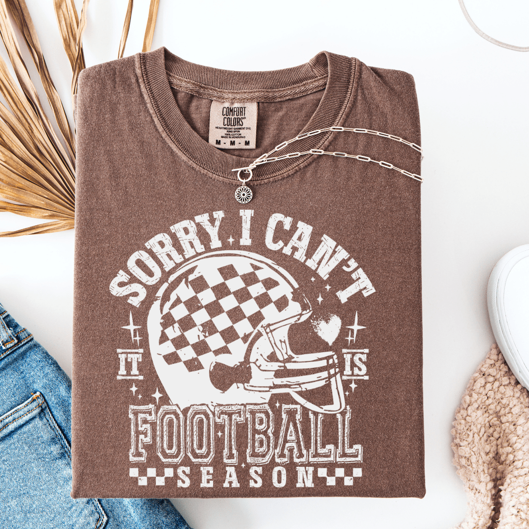 FestiviTees Women - Apparel - Shirts - T-Shirts Sorry I Can't Football Season Graphic Tee