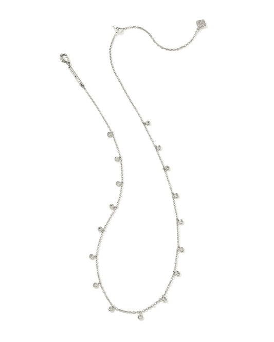 Kendra Scott Women - Accessories - Earrings Amelia Chain Necklace in Silver | Kendra Scott