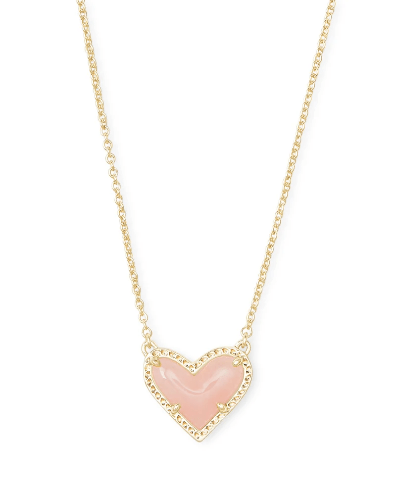 Kendra Scott Ari Heart Adjustable Length Pendant Necklace