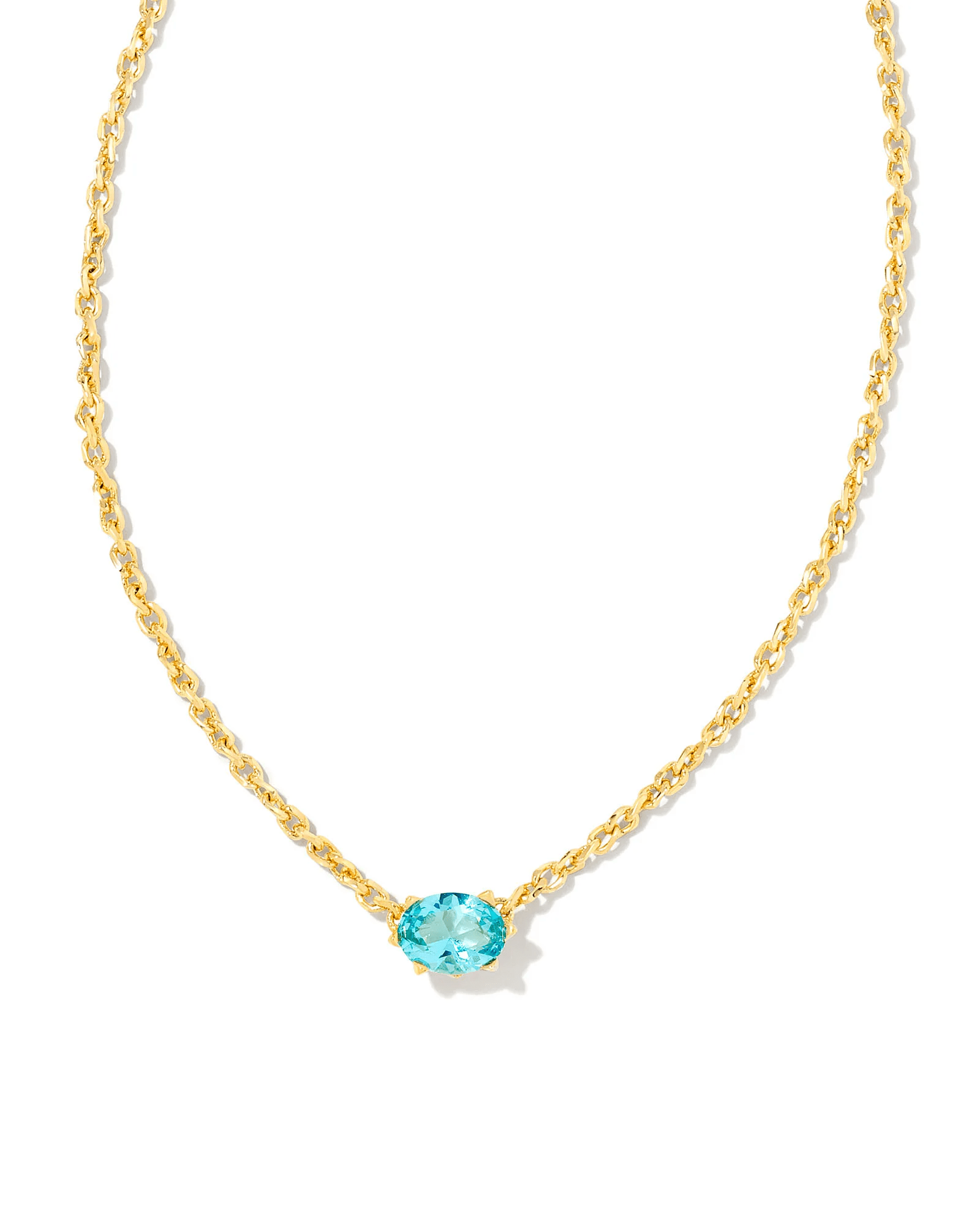 Crystal necklace with gold shops locket