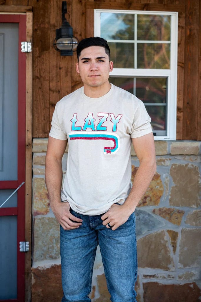 Lazy J Women - Apparel - Shirts - T-Shirts Lazy J Ranch Wear Fire J Short Sleeve T-Shirt