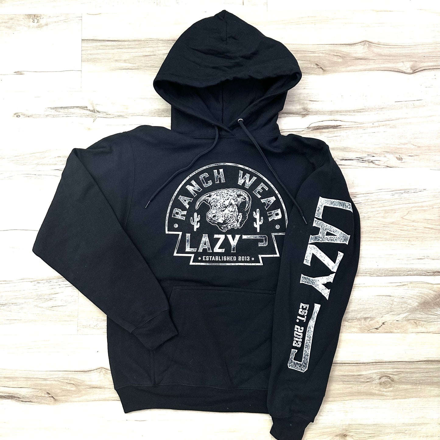 Lazy J Women - Apparel - Shirts - T-Shirts Lazy J Ranch Wear Hoodie Black