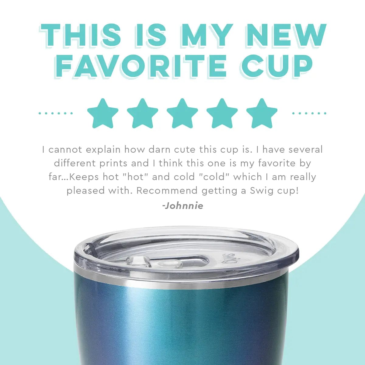 Swig Tumbler Shimmer Mermazing Tumbler 32oz